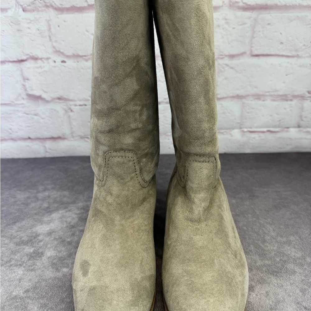 Prada Women's Calzature Donna Montone Fango Suede Sherpa Boots EU 39 / US 8.5 - Picture 4 of 9